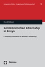 Cover: Contested Urban Citizenship in Kenya - Nomos