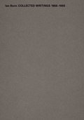 Cover: Ian Burn. Collected Writings 1966-1993 - K&ouml;nig, Walther