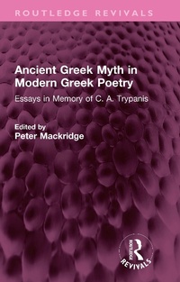 Abbildung von: Ancient Greek Myth in Modern Greek Poetry - Routledge