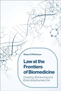 Cover: Law at the Frontiers of Biomedicine - Hart Publishing