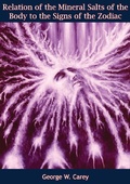 Cover: Relation of the Mineral Salts of the Body to the Signs of the Zodiac - Braunfell Books