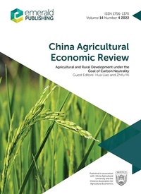 Abbildung von: Agricultural and Rural Development Under the Goal of Carbon Neutrality - Emerald Publishing Limited