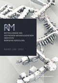 Cover: Mitteilungen des Deutschen Arch&auml;ologischen Instituts, R&ouml;mische Abteilung - Schnell & Steiner