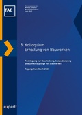 Cover: 8. Kolloquium Erhaltung von Bauwerken - expert verlag