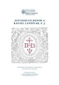 Cover: Estudios en honor a Rafael Land&iacute;var, S. J. - Editorial Cara Parens