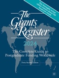 Cover: The Grants Register 2024 - Palgrave Macmillan