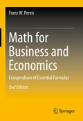 Cover: Math for Business and Economics - Springer