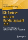 Cover: Die Parteien nach der Bundestagswahl 2021 - Springer VS