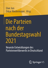Abbildung von: Die Parteien nach der Bundestagswahl 2021 - Springer VS