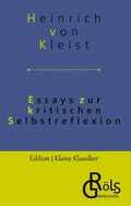 Cover: Essays zur Selbstreflexion - Gr&ouml;ls Verlag
