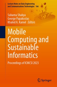 Abbildung von: Mobile Computing and Sustainable Informatics - Springer