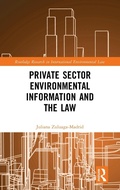 Abbildung von: Private Sector Environmental Information and the Law - Routledge