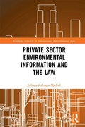 Bild: Private Sector Environmental Information and the Law - Routledge