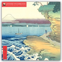 Bild vergrößern Bild: Japanese Woodblocks - Japanische Holzschnitte 2024 - Flame Tree Publishing