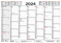 Abbildung von: Tafelkalender A3 2024 - Korsch Verlag