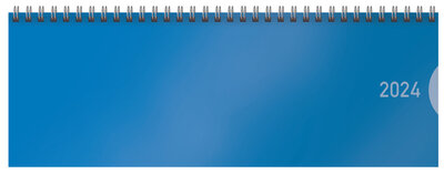 Abbildung von: Tischquerkalender Classic Colourlux blau 2024 - Korsch Verlag