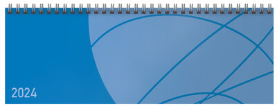 Abbildung von: Tischquerkalender Professional Colourlux blau 2024 - Korsch Verlag