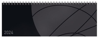 Abbildung von: Tischquerkalender Professional Colourlux schwarz 2024 - Korsch Verlag