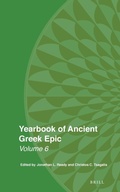 Cover: Yearbook of Ancient Greek Epic - Brill