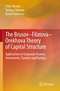 Cover: The Brusov-Filatova-Orekhova Theory of Capital Structure - Springer