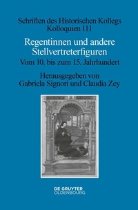 Abbildung von: Regentinnen und andere Stellvertreterfiguren - De Gruyter Oldenbourg