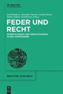 Cover: Feder und Recht - De Gruyter Oldenbourg