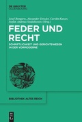 Cover: Feder und Recht - De Gruyter Oldenbourg