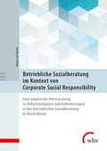 Cover: Betriebliche Sozialberatung im Kontext von Corporate Social Responsibility - wbv Media