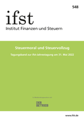 Cover: ifst-Schrift 548 - Finanzen u. Steuern