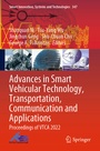 Cover: Advances in Smart Vehicular Technology, Transportation, Communication and Applications - Springer