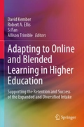 Cover: Adapting to Online and Blended Learning in Higher Education - Springer