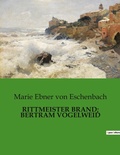 Cover: Rittmeister Brand; Bertram Vogelweid - Culturea