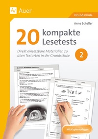 Abbildung von: 20 kompakte Lesetests für Klasse 2 - Auer Verlag in der AAP Lehrerwelt GmbH