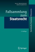 Abbildung von: Fallsammlung zum Staatsrecht - Springer