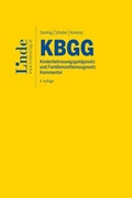 Cover: KBGG | Kinderbetreuungsgeldgesetz und Familienzeitbonusgesetz - Linde