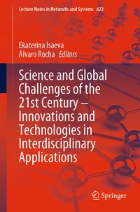Abbildung von: Science and Global Challenges of the 21st Century - Innovations and Technologies in Interdisciplinary Applications - Springer