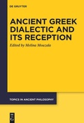 Cover: Ancient Greek Dialectic and Its Reception - De Gruyter