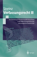 Abbildung von: Verfassungsrecht III - Springer