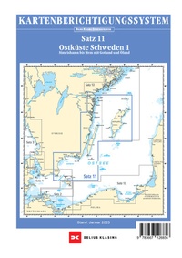 Abbildung von: Berichtigung Sportbootkarten Satz 11: Ostküste Schweden 1 (Ausgabe 2023) - Delius Klasing