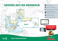 Abbildung von: Sportbootkarten Satz 4: Großer Belt bis Bornholm (Ausgabe 2023) - Delius Klasing