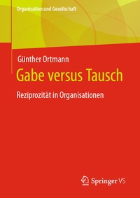 Abbildung von: Gabe versus Tausch - Springer VS