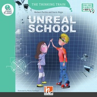 Abbildung von: The Thinking Train, Level f / Unreal School, mit Online-Code - Helbling