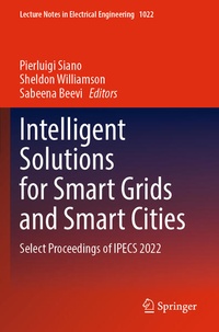 Enlarge image Cover: Intelligent Solutions for Smart Grids and Smart Cities - Springer