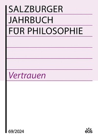 Abbildung von: SALZBURGER JAHRBUCH FÜR PHILOSOPHIE - EOS Verlag
