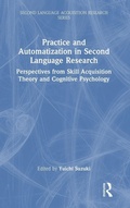 Cover: Practice and Automatization in Second Language Research - Routledge
