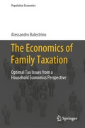 Cover: The Economics of Family Taxation - Springer