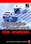Cover: Quantitative Investment Risk Analysis - Butterworth-Heinemann