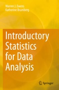 Cover: Introductory Statistics for Data Analysis - Springer