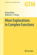 Cover: More Explorations in Complex Functions - Springer