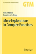 Cover: More Explorations in Complex Functions - Springer